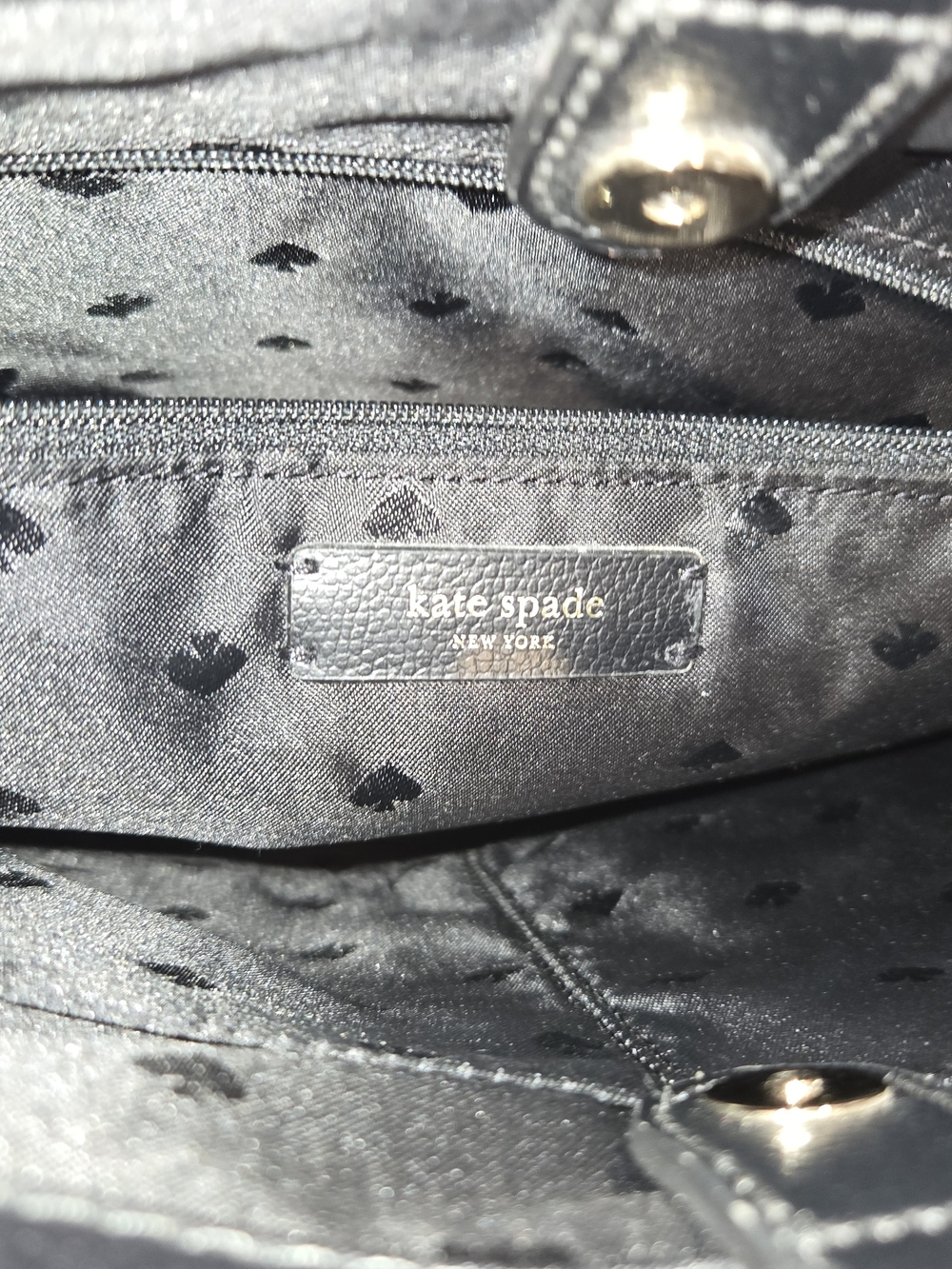 kate spade New York Black Nylon Satchel with Crossbody Strap - Picture 13 of 15